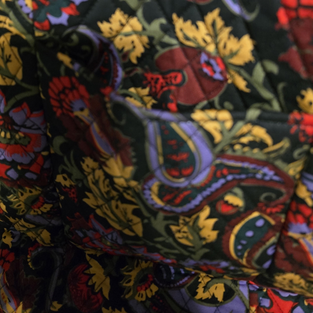 Vera Bradley Multicolor Paisley Key Pattern Tote Bag - Picture 4 of 8